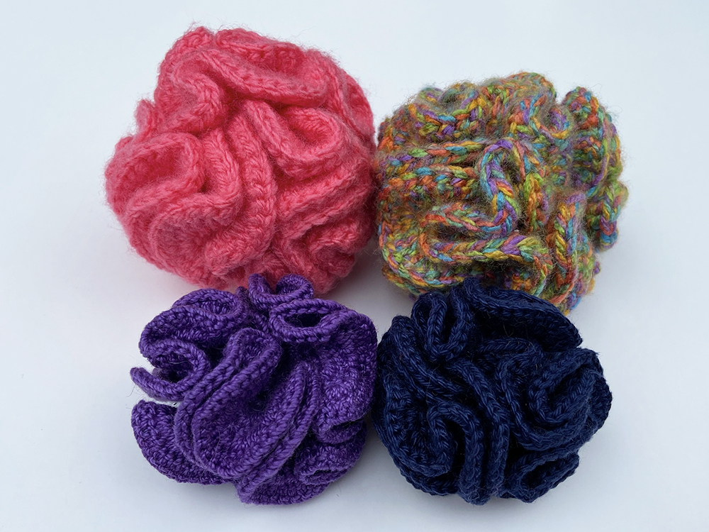 Crochet Cat Toys - scrunch balls